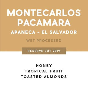 Montecarlos - Pacamara - 2019 Harvest