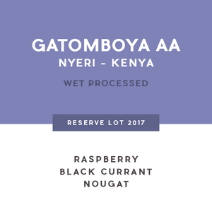 Gatomboya AA - 2017 Harvest