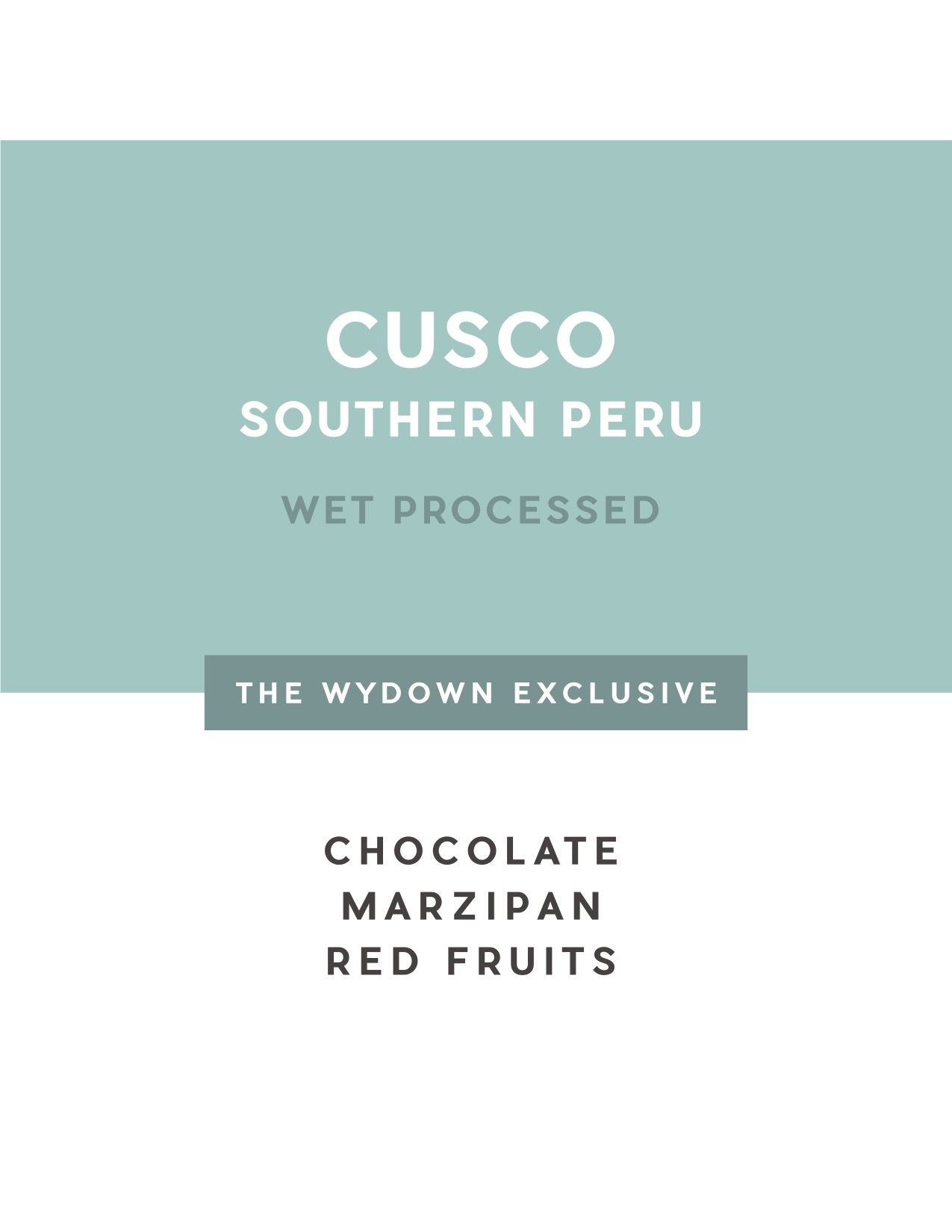Cusco - The Wydown